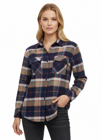 Red & Yellow Flannel Shirt