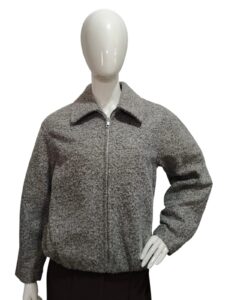 Gray Long Sleeve Jacket for Women grå jacka med lång ärm för dam