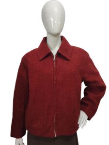 Red Long Sleeve Jacket for Women grå jacka med lång ärm för dam
