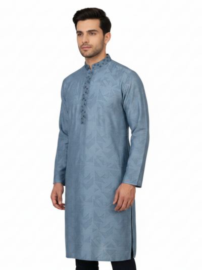 Sky blue lasa Panjabi