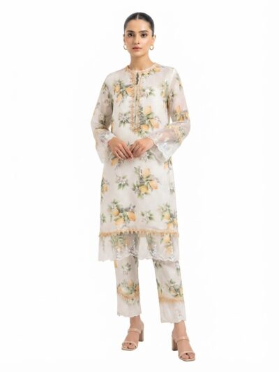 RADWA Citrus Grove Lemon Print 2-Piece Co-ord Set