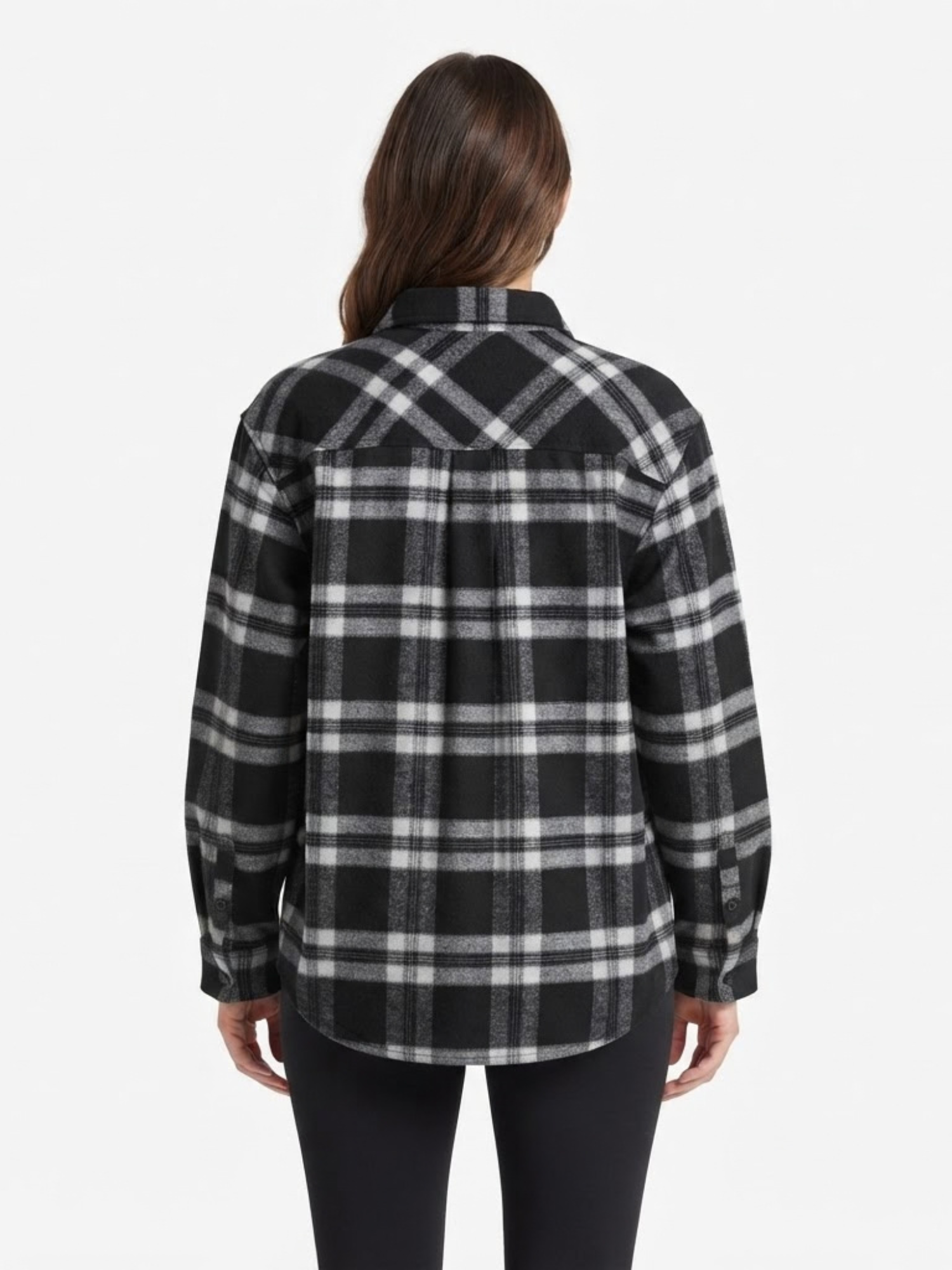 Women’s Black Flannel Shirt - Image 8